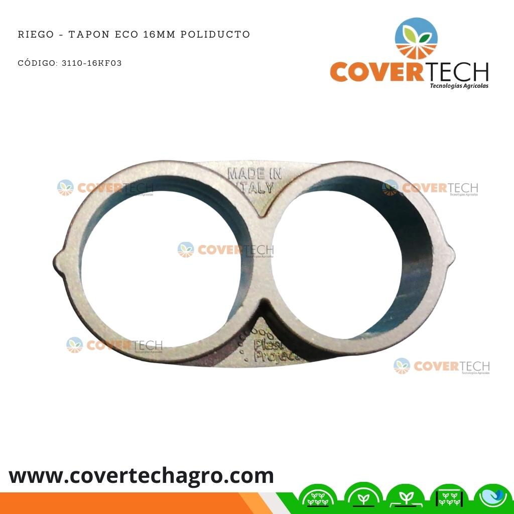 Riego - Tapon Eco 16mm (3/8") Poliducto