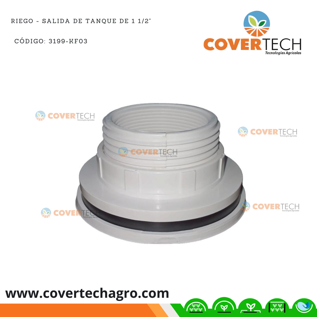 Riego - Salida de Tanque de 1 1/2"