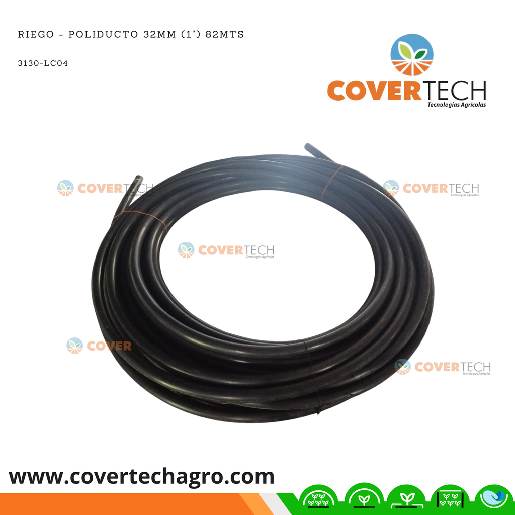 Riego - Poliducto 32mm (1") 82mts