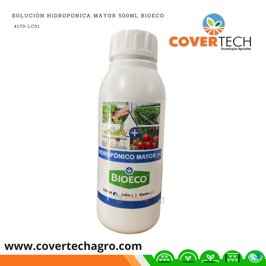 Solución hidroponica mayor 500ml BioEco