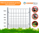 Malla galvanizada para cerca ganadera 2.0mm 1.4mx50m
