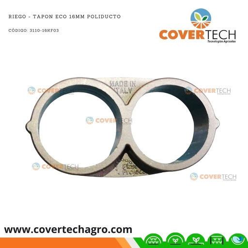 [3110-16SB09] Riego - Tapon tipo anillo para poliducto 16mm (3/8") SAB Italia