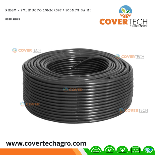 [3130-SB01] Riego - Poliducto 16mm (3/8") 100mts SA.MI Italia