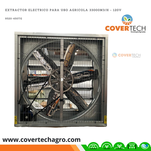 [9520-450TG] Extractor electrico para uso agricola 33000m3/h - 120V(1-phase)/60HZ