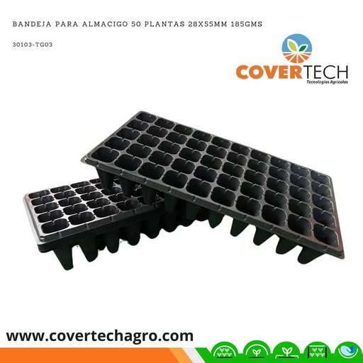[30103-TG03] Bandeja para almacigo 50 celdas 540x280mm 185gms