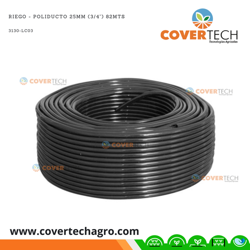 [3130-LC03] Riego - Poliducto 25mm (3/4") 82mts