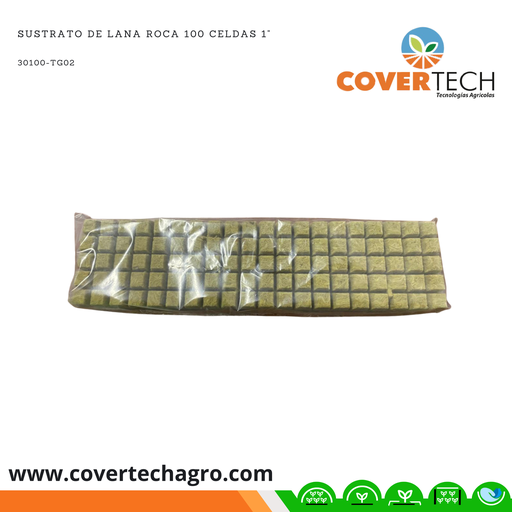 [30100-TG02] Sustrato de lana Roca 100 celdas 1"