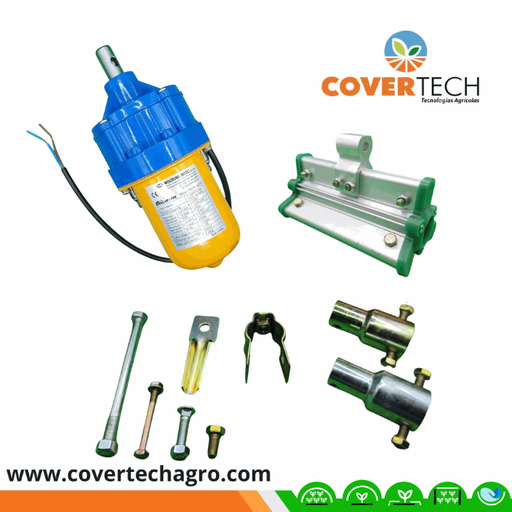 [349060-TG01] Motor electrico para cortina de invernadero y accesorios